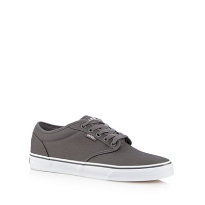 Vans Big and tall grey 'atwood' lace up trainers